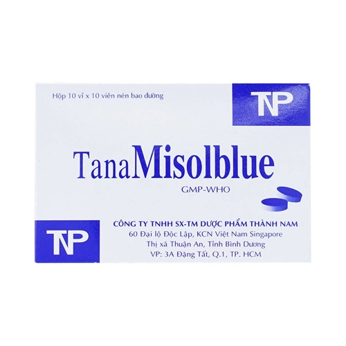 TanaMisolBlue có tác dụng phụ gây tan máu