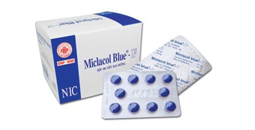 Thuốc Miclacol Blue F không dùng cho bệnh nhân suy thận