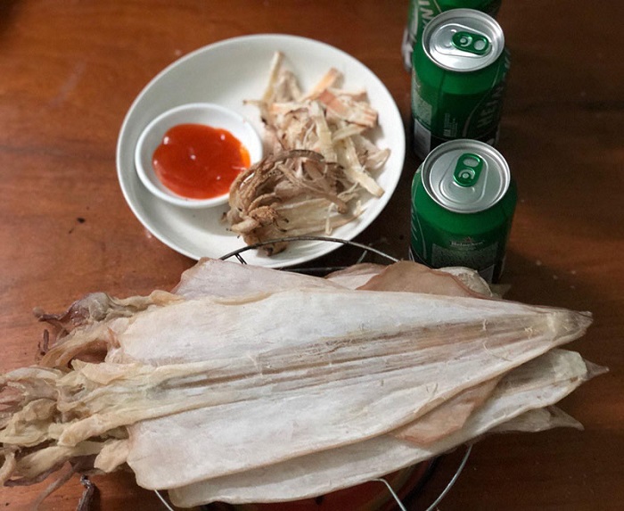 Mực khô - loại hải sản phổ biến của nền ẩm thực Việt Nam